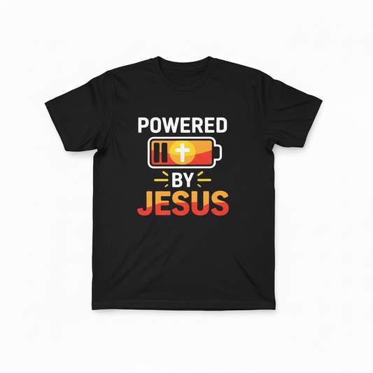 Powered by Jesus | T-shirt